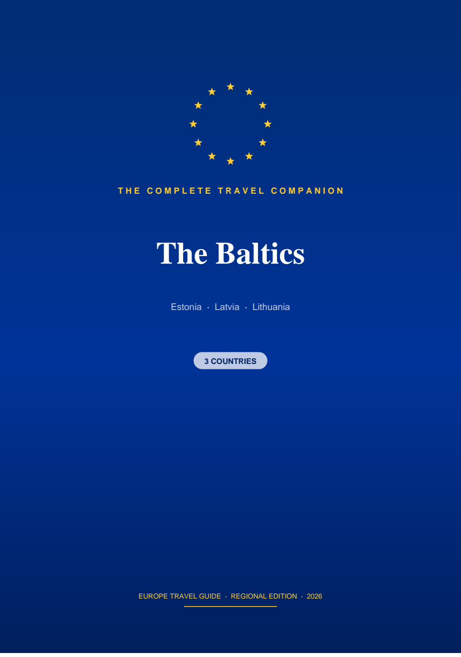 Baltics Travel Guide, Estonia Latvia Lithuania, Digital PDF Download