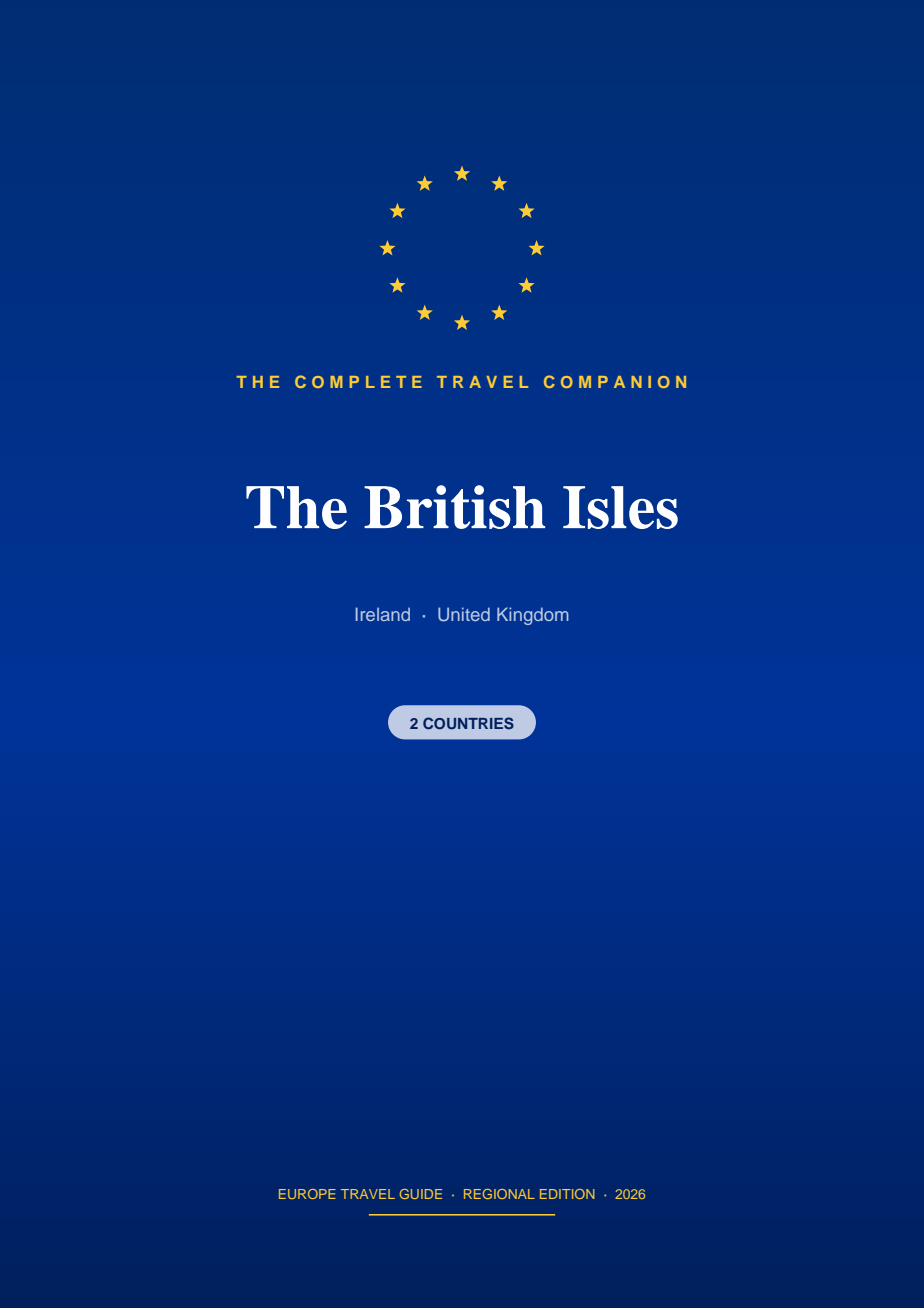 British Isles Travel Guide, Ireland and UK, Digital PDF Download
