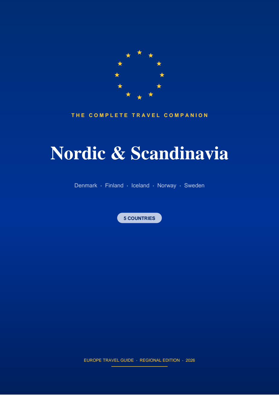 Scandinavia Travel Guide, Nordic Countries, Digital PDF Download