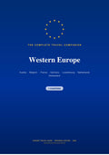 Western Europe Travel Guide, France Germany Switzerland and 4 More Countries, Digital PDF Download